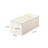 economico Organizzatori di Cassetti per Vestiti-Organizzatore per guardaroba con maniglia, sottile contenitore pieghevole per cassetti per armadio, contenitore in tessuto per jeans, maglioni, t-shirt, sciarpe, reggiseni