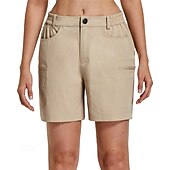 preiswerte Unterteile-Damen Laufshorts Cargoshorts Wandershorts Außen Normale Passform Schnelltrocknend Shorts Elastischer Bund Schwarz Khaki Spandex Jagd Klettern Laufen S M L XL XXL