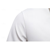 preiswerte Herren Elite Polo-Herren Farbblock Polo Strick-Polopullover Kurzarm Umlegekragen Formell Arbeit Sport &amp; Outdoor Stripe-Trim Streifen Rein Frühling Ganzjahres Weiß Dunkelrot Dunkelmarine