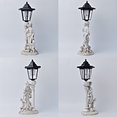 preiswerte Landschaftslichter-1 pc led outdoor landschaft lichter engel umarmung buch mutter und kind harz anhänger lampe hof garten rasen pfad park landschaft lampe dekorative lampe