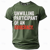 preiswerte Patriotisches T-Shirt für Veteranen-Herren Sarkasmus T Shirt Kurzarm T-Shirt 3D-Druck Rundhalsausschnitt Hemd Militär Lustiges politisches T-Shirt Straße Lässig Täglich Schwarz Blau Grün Sommer Frühling Ganzjahres Bekleidung S M L XL