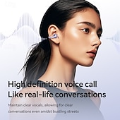 levne Telefonní a obchodní headsety-klip na ucho s pouzdrem pro bezdrátové nabíjení handsfree telefonování bluetooth 5.3 sportovní ergonomický design stereo pro cvičení