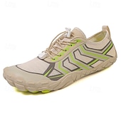 abordables Zapatillas Informales-Hombre Zapatillas de deporte zapatos descalzos Antideslizantes Barranquismo Casual Cuero PU Malla Transpirable Cómodo Antideslizante Cordones Negro / Rojo Negro Azul Real Verano Primavera