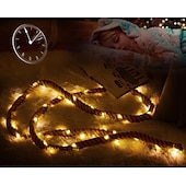 お買い得  ハロウィンライト-3M 5メートル 10メートル ストリングライト リモートコントロール 60/100/200 LED 15mm 1個 温白色 銅線ライト ハロウィーン パーティー 防水 5 V