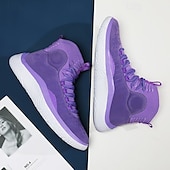 Χαμηλού Κόστους Ανδρικά Sneakers-ανδρικά κόκκινα και λευκά ψηλά αθλητικά παπούτσια μπάσκετ με απορρόφηση κραδασμών – κορυφαία άνεση και ανθεκτικότητα για αθλητικές επιδόσεις