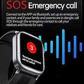 お買い得  スマートウォッチ-tk66 スマートウォッチ 2.06 インチ スマート·ウォッチ ブルートゥース ECG + PPG 温度監視 歩数計 と互換性があります Android iOS 女性 男性 ステップトラッカー IP 67 49mmウォッチケース