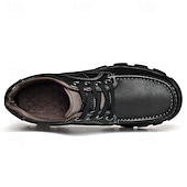 economico Sneakers da uomo-scarpe da ginnastica da uomo con lacci color cuoio e suola in gomma antiscivolo, comode e traspiranti per avventure all&#039;aria aperta e abbigliamento casual da giorno