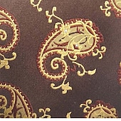 preiswerte Herren Elite Zubehör-Herren Krawatten 100% Seide Business Klassische Paisley Einfarbig Gestreift Formale Büro Arbeit