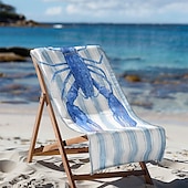economico set di asciugamani da spiaggia-telo mare stampato, telo mare leggero e anti-sabbia ad asciugatura rapida, ideale per viaggi, piscina e uso all&#039;aperto