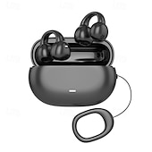 economico Cuffie TWS wireless-Cuffie true wireless m55 TWS auricolari con gancio per orecchio Bluetooth 5.3 con custodia di ricarica lunga durata della batteria per fitness