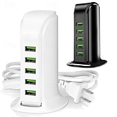 olcso USB-elosztók-USB 3.0 USB C Hubok 5 Portok 5 az 1-ben USB Hub val vel USB2.0*3 5V / 3A Power Delivery Kompatibilitás Okostelefon