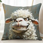 billige dyrestil-Morsom dyre sau dekorative kastputer deksel 1PC myk firkantet sofa putevar putevar til soverom stue sofa stol