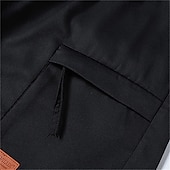 preiswerte Klassiker-Herren Cargo-Shorts Shorts Sommershorts Kordelzug Elastischer Bund Reißverschlusstasche Einfach Komfort tragbar Knielang Outdoor Sport Täglich Mode Lässig Schwarz Armeegrün