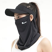 preiswerte Freizeitkleidung-Sonnenschutzschleier Damen Sommer atmungsaktive Ice Silk Gesichtsabdeckung Radfahren Sonnenschutz Anti-UV Ohrhängende Gesichts-Handtuch