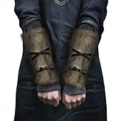 お買い得  鎧-レトリ／ヴィンテージ パンク＆ゴシック 中世 リストバンド バイキング 十字軍 Ranger アーチェリー 男性用 バイキング ハロウィーン カーニバル マスカレード パーティー 舞台 LARP 成人 手首用サポーター 冬