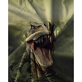 voordelige Jongens 3D Dieren-Jongens 3D Dinosaurus T-shirt Korte mouw Zomer Lente Modieus Basic Kinderen 4-12 jaar Strakke ronde hals Buiten Casual Dagelijks Normale pasvorm