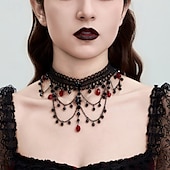 tanie Naszyjniki i wisiorki-1 szt. Naszyjniki For Damskie Ulica Codzienny Kryształ Retro