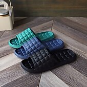 billiga Hemmetofflor-Tofflor för kvinnor inomhus badrum bad halkfria mjuka botten mode hem par sandaler och tofflor män sommar