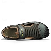 preiswerte Outdoor-Sandalen-Braune Mesh-Sandalen für Herren – atmungsaktive und stylische Sommerschuhe für Strand, Urlaub &amp; Outdoor-Aktivitäten