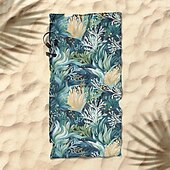 preiswerte Strandtuch-Sets-bedrucktes Strandtuch, leichte, schnelltrocknende, sandfreie Stranddecke, ideal für Reisen, den Pool und den Außenbereich