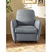 cheap Sofa Cover-Chaise Lounge Cover Solid Color Quilted Polyester Slipcovers
