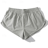 economico Scalda-muscoli-Per uomo Shorts Pantaloncini Estivi Pantaloncini casual Tasca Elastico in vita Semplice Comodità Traspirante Corto Casual Quotidiano Classico Casual Nero Grigio chiaro
