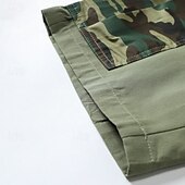 Χαμηλού Κόστους ΕΞΩΤΕΡΙΚΟΥ ΧΩΡΟΥ-Ανδρικά Σορτς φορτίου Σορτς εξωτερικού χώρου Σορτς Κάμπινγκ Σορτς Camo Pantaloni Scurți de Drumeție Ελαστική μέση Πολλαπλή τσέπη Σκέτο Καμουφλάζ Ύγρανση Φοριέται Μήκος γόνατος Causal Καθημερινά