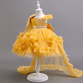 Děti Dívčí Šaty na párty Pevná barva Bez rukávů Zvláštní příležitosti Princeznovské Polyester Šaty na párty Léto Jaro Děti Žlutá Světlá růžová Trávová zelená levne Párty šaty-Děti Dívčí Šaty na párty Pevná barva Bez rukávů Zvláštní příležitosti Princeznovské Polyester Šaty na párty Léto Jaro Děti Žlutá Světlá růžová Trávová zelená