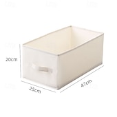 economico Organizzatori di Cassetti per Vestiti-Organizzatore per guardaroba con maniglia, sottile contenitore pieghevole per cassetti per armadio, contenitore in tessuto per jeans, maglioni, t-shirt, sciarpe, reggiseni