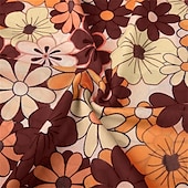 economico Cime-Retrò Vintage Anni &#039;70 Disco Crop Top Hippie Stampa Per donna Giorno dei Re Mascherata Festa / Sera Parata dell&#039;Orgoglio Mese dell&#039;orgoglio Adulti Top