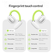 economico Cuffie telefoniche e per ufficio-m80 vivavoce telefono guida auricolare clip auricolare bluetooth 5.3 design ergonomico suono surround hifi per fitness palestra allenamento telefono cellulare