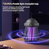 Недорогие Ошибка Zapper-Лампа от комаров, лампа от комаров для использования в помещении и на улице, двухцветный источник света, рассеянный свет, имитирующий медузу
