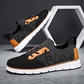 cheap Men&#039;s Sneakers-Men&#039;s Knit Athletic Sneakers – Lightweight Breathable Running and Walking Shoes for Gym, Work and Travel
