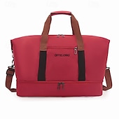 abordables stockage de bagages et de voyage-Sac de voyage week-end avec compartiment à chaussures, sac de sport avec séparation humide et sec pour femmes et hommes, sac fourre-tout léger de grande capacité pour les voyages, le sport et le