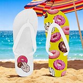 お買い得  グラフィックプリントシューズ-グースデザインとロープ柄のメンズビーチサンダル - ビーチや夏のアクティビティにリラックスしたビーチスタイルを演出します。
