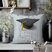 billige Putetrekk-Graduation dekorative kastputer omslag 1PK beste eksamensgave myk firkantet sofa putevar putevar til soverom stue sofa stol