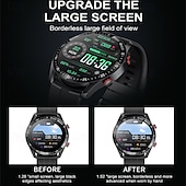 cheap Smartwatch-Smart Watch for Men, ECGPPG Bluetooth Call Laser Health, Blood Pressure Fitness, Sports Waterproof, Long Battery Life