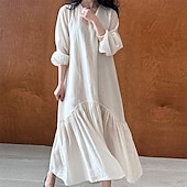 cheap Dresses-Medieval Renaissance Dress Lady Women&#039;s Halloween Carnival Masquerade LARP Ren Faire Adults&#039; Dress Spring &amp; Summer