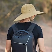 cheap Sun Hats-Large Edge Bucket Cap for Both Sexes Summer Large Edge UV Sun Hat Breathable Fisherman Hat