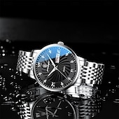 cheap Quartz Watches-Luxury Brand Man Watch Waterproof Luminous Date Week Men&#039;s Quartz Wristwatch Stainless Steel Fashion Sports Men Watches