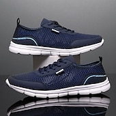billige Sneakers til herrer-joggesko for menn – pustende lette atletiske joggesko for jogging, trening og uformelle antrekk