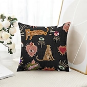 abordables Taies d&#039;Oreiller-Housse de coussin décoratif en forme de cœur 1PC housse de coussin carrée douce pour canapé pour chambre salon canapé chaise