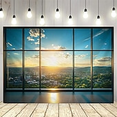 cheap Landscape Tapestry-Beautiful natural scenery outside the window Hanging Tapestry Wall Art Large Tapestry Mural Decor Photograph Backdrop Blanket Curtain Home Bedroom Living Room Decoration