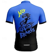 billiga Tröjor för män-Herr Cykeltröja Kortärmad Cykel T-shirt Tröja med 3 bakfickor Bergscykling Andningsfunktion Snabb tork Anatomisk design Uppsugande Gul Röd Blå Grafisk sporter Kläder