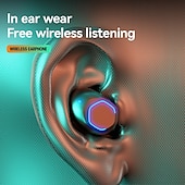 economico Cuffie telefoniche e per ufficio-auricolari bluetooth wireless tws cuffie con display di alimentazione a LED auricolari stereo in-ear con microfono