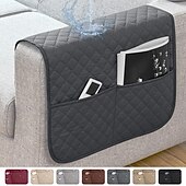 abordables Funda para sillón reclinable-Funda de reposabrazos impermeable de color burdeos para sofá, funda de respaldo para reposabrazos de sofá, protector suave para sillas, sofá, sillón, fundas para sofá reclinable