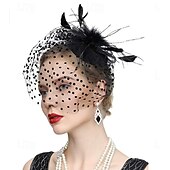 preiswerte Hochzeit Kopfschmuck-Kopfstück Tüll Federn Hochzeit Abendgesellschaft Elegant Hochzeit Mit Feder Kopfschmuck Kopfbedeckung