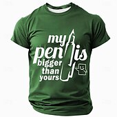 preiswerte Lustige T-Shirts für Männer-Herren Humor für Erwachsene T Shirt Kurzarm T-Shirt 3D-Druck Rundhalsausschnitt Hemd Mode Täglich Basic Straße Lässig Täglich Schwarz Rote Blau Sommer Frühling Ganzjahres Bekleidung S M L XL XXL XXXL