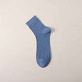 preiswerte Herren Elite Zubehör-Herren 1 Paar Socken Freizeitsocken Schwarz Weiß Farbe Einfarbig Hohl Schule Formell Hochzeit Netz Loch Dünn Sommer Frühling Herbst Ganzjahres Elegant Täglich