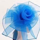 halpa Fascinaattorit-Päähine Tylli Fedora Hattu Häät Syntymäpäivä Iltajuhla Tee-juhla Hevoskilpailu Vintage Suloinen Kukallinen Päähine